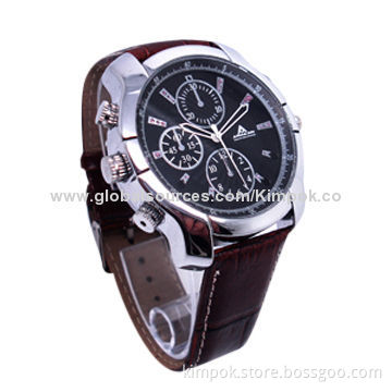 HD IR Night Vision Watch Camera with HD 1920*1080P and Water-resistant